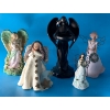 Image 1 : Large Partylite Black Angel (8.5T), Seagull Heart Warmer Angel, Carlton Cards Angel and More 