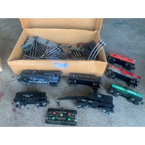 Cities Services, Santa Fe, NY Central, C&O, Pacemaker, A.T. & S.F., Control Panel & Tracks