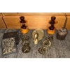 Image 2 : Bronze Souvenir From The Commonwealth Games Horse Hames Hand Carved Candle Holders & more