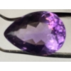 Image 1 : Medium Purple Amethyst 14.3 ct Pear Shaped Faceted