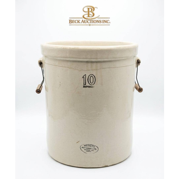 Stoneware Crock, 19 Inches Height
