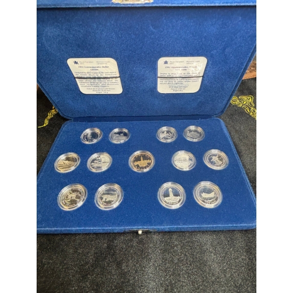 1992 25c Canada 125th Anniversary of Confederation - Silver Proof Set 2.1 troy Oz 