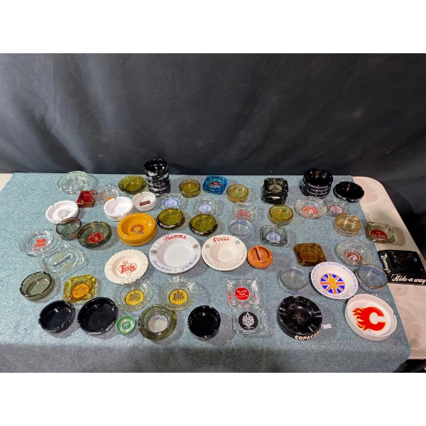 Ashtrays From Other Days: Coors, Hamm's, Gold Label Barley Wine, Cuba & More