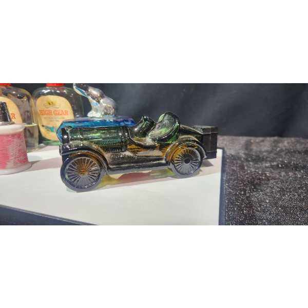 Touches of Charm with Shaped Glass Aftershave and Cologne Bottles- Content in Some