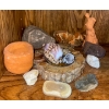 Image 1 : Rock Collection w/ Stone Ashtray w/beautiful Sea Shells