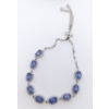 Image 1 : Silver Tanzanite gemstone Bracelet 9.2 ct Certified  ($6,014 Appraisal)