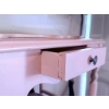 Image 6 : Pink Wooden Vanity Table with Drawer and Chair