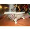 Image 3 :  elegant water, basin and pitcher from MLS along with small pottery top with flowers and new white c