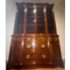 Image 2 : Stunning Vintage Federal Style Mahogany Bowfront China Cabinet 60x17x82