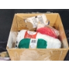 Image 4 : Project Central! - Various Embroidery Floss, Yarns, Plastic Canvas " Snow Wolf" Kit