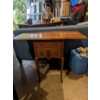 Image 7 : Wooden Drop-Leaf Side Table with Two Drawers