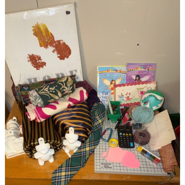 Luxurious Rolls Of Fabric Crafting Supplies & More