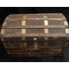 Image 1 : Vintage Pirate Chest, Including Contents (Exterior Very Torn & Latches Broken) - 34W, 20D, 22T