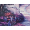 Image 3 : Numbered Print 1067/3850 "Spring Gate", Artist Thomas Kinkade, 43 X 35 Framed Under Glass