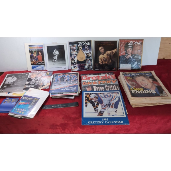 Various Wayne Gretzky Newspapers, Magazines and More