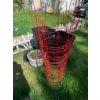 Image 2 : Two Black Tall Plastic Planters with Additional Garden Accessories