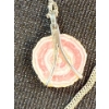 Image 3 : Sterling Silver 8.6g Rhodochrosite Stalactite Pendant