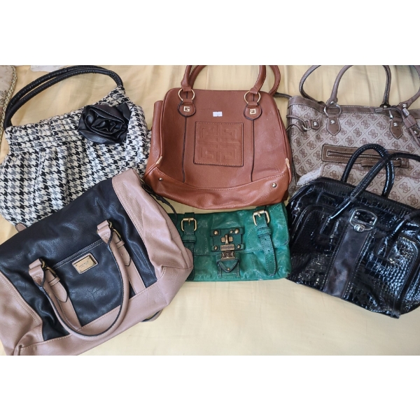 Assortment of Purses Including: Guess and More!