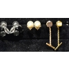 Image 9 : Collection of Various Jewelry - Necklace Chains, Cufflinks, Earrings and Watches