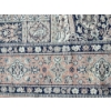 Image 2 : Silk Rug 57Wx91H (Peach, Navy, Cream, and Mint)