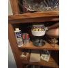 Image 3 : collection of miscellaneous items, including crystal serving trays, a vintage clock, and a bunch of 