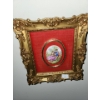 Image 8 : Set of 4 Framed Painted Porcelain Ovals 7 X 8, Framed (Frame Size)