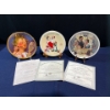 Image 1 : Set of Three Collectors Plates with original boxes and COA
