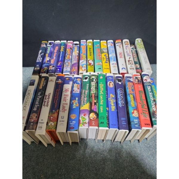 Vintage VHS: Scooby-Doo, Mickey Mouse, Casper