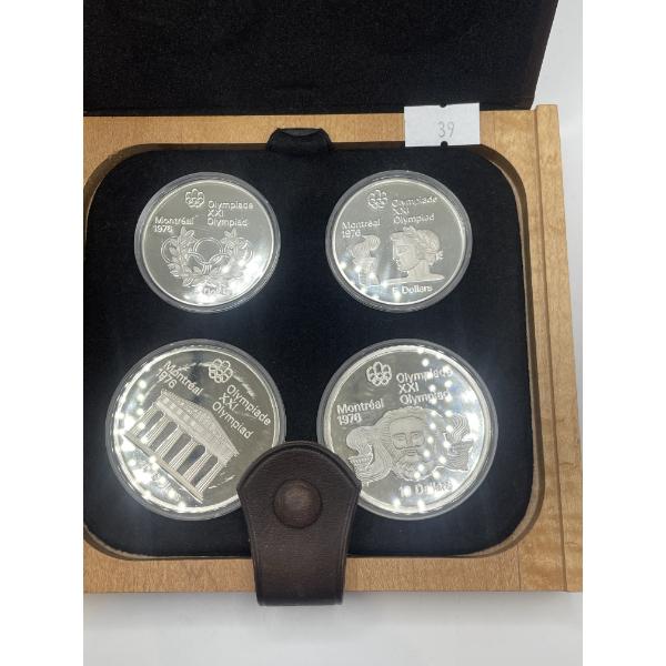 1976 Montreal Olympic Coin Set