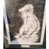 Image 7 : Framed Numbered Prints, Wooden Wall Clock, and Assorted Books