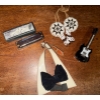 Image 2 : Junk Drawer Goodies - Harmonicas Refillable Guitar Lighter Ceremonial Beadwork & more