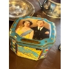 Image 5 : Czechoslovakian hand blown glass vase from the 30’s (generation keepsake), candy dish, souvenir tin 