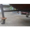 Image 4 : ONO POKE Large Outdoor Rotisserie BBQ Smoker with Propane Burners