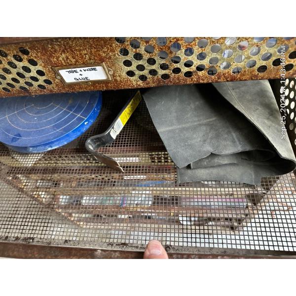 Large Metal Drying Rack Including Contents 