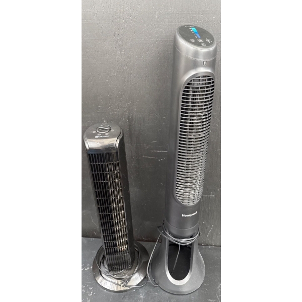 Utilitech Tower Fan & Honeywell Quietset Fan