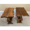 Mid Century Maple Side Table Magazine Wracks 23L x 14W x 23T