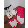 Image 1 : Tackla Ice Hockey Pants and Accessories with Red and White Design