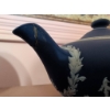 Image 6 : Wedgwood Navy Blue Jasperware Tea Set with Damaged Teapot