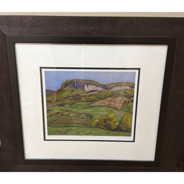 "Niagara Escarpment at Milton", Artist: A.J. Casson, 103/2400, Framed Under Glass
