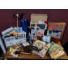 Image 1 : Craft Collection - Assorted Cardstock Colored Pencils Photo Frames Magnification Device & more