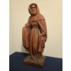 Image 2 : Wooden Hand Carved Religious Monk (Cracked Down the Side) - 7W, 5D, 16T 