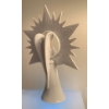 Image 4 : Lladro 'Angel of Light' Porcelain Tree Topper - 11T 