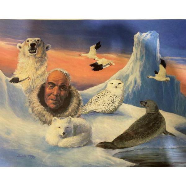 High Arctic by Laurelle Macy (25" x 20" Before Frame)