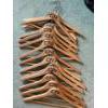 Image 1 : CN rail collection of  vintage wooden coat hangers 14 in total
