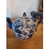 Image 4 : Blue & Teapot.  Tallest 7 1/2 h x 1 1/2 d