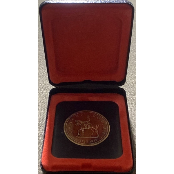 1975 Canadian Dollar Commemorating the 100th anniversary of the City of Calgary 92.5% Silver 23.3 Gr