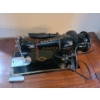 Image 3 : Singer Sewing Machine w Electric Pedal & Built-in Wood Cabinet 25 1/2 w 31 h.  Bench Included