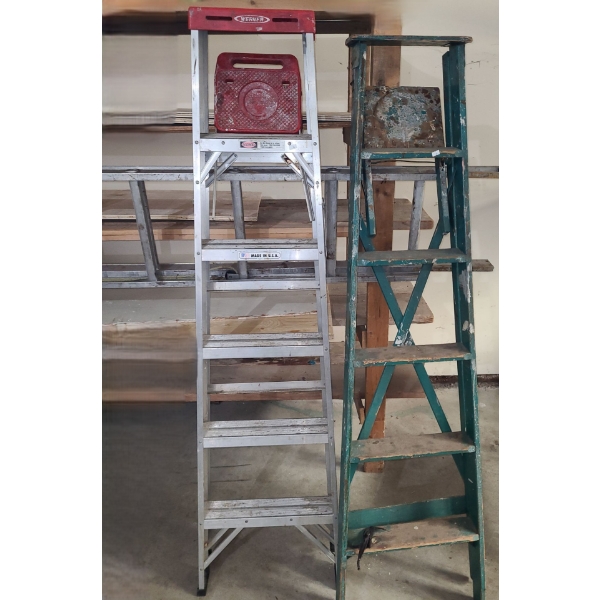 Ladders: 5 Step Wooden and Aluminum Ladders, Extension Ladder 