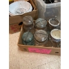 Image 3 : Collection of vintage jars with lids/mason jars vintage kettles, Tim Hortons, coffee pots, Tupperwar