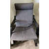 Image 1 : Ikea Poang Rocking Chair w/ Grey Cushion  26.5 W, 34 D, 34 T (2nd)